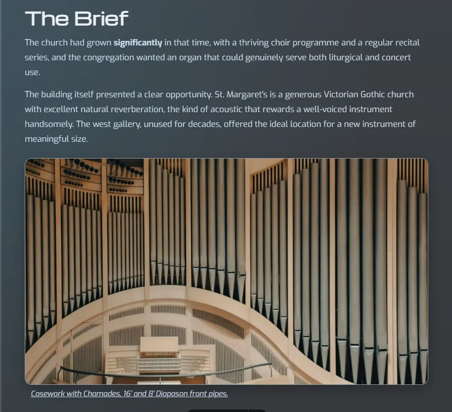 Editorial article sections